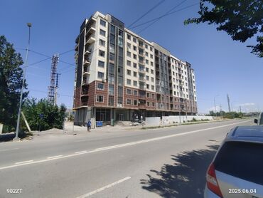 квартира хбк ош: 3 комнаты, 82 м², 9 этаж, ПСО (под самоотделку)