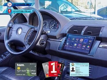 bmw 1 серия 114d mt: BMW X5 2006 android monitor 🚙🚒 Ünvana və Bölgələrə ödənişli