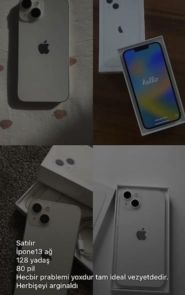 ipone x islenmis: IPhone 13, 128 GB, Ağ — 1