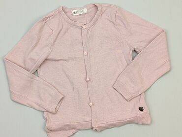 sweterki niemowlęce dla dziewczynki: Sweater, H&M, 5-6 years, 110-116 cm, condition - Good