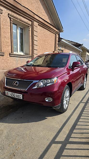 Lexus: Lexus RX: 2011 г., 3.5 л, Вариатор, Гибрид, Кроссовер — 2