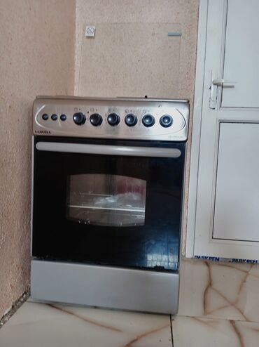 qoşa qapi: Luxell Elektrogas kombi plitə-soba - Üst panel: 4 ocaq gözü – 3 ədəd