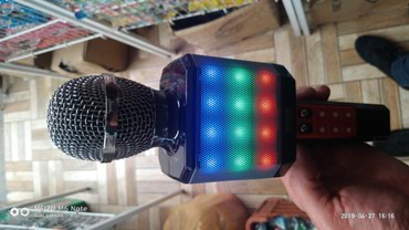 Mikrofonlar: Karaoki Mikrafon Arginal Çox qeşey ses effekti var Sese effek vermek -da lalafo.az — 2 Mikrofonlar: Karaoki Mikrafon Arginal Çox qeşey ses effekti var Sese effek vermek — 2