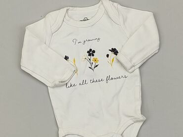 body niemowlęce białe: Body, So cute, 0-3 m, 
stan - Dobry