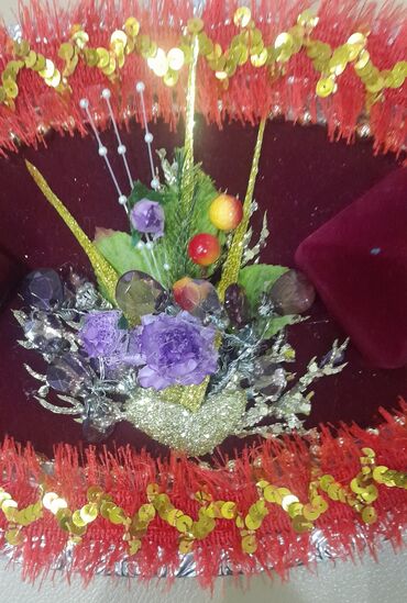 Xonça: Böyuk olçüde gelin nişan xonçası.Villur işlemeli mirvari mınçıgla — 5