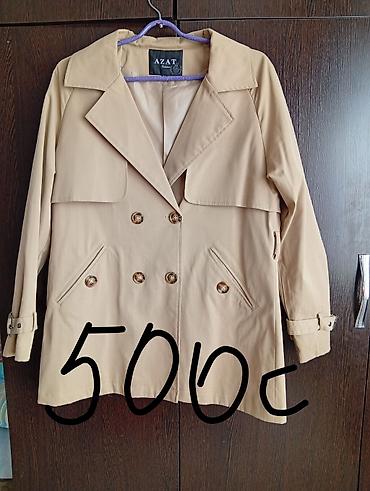 Плащи: Женская верхняя одежда и пиджак — несколько моделей. 1) Бежевый тренч — 3