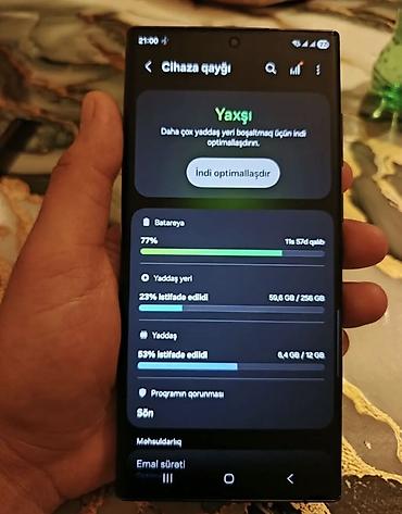 iphone 13 pro max dubay versiyasi: Samsung Galaxy S22 Ultra, rəng - Qara — 5