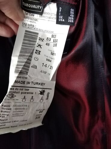 Paltolar: Palto, Sarar, M — 8