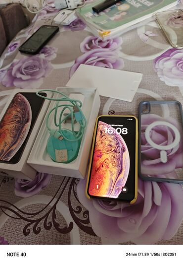 телефон xs max: IPhone Xs Max, 256 ГБ, Золотой, Беспроводная зарядка, Face ID