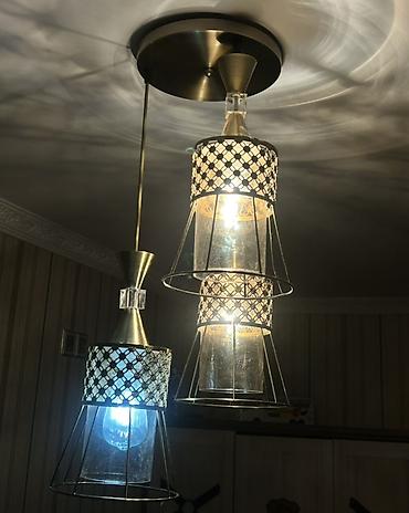Ev üçün dekor: Çılçıraq, 3 lampa, Metal — 2