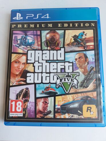 ps4 vr: Satilir Playstation Oyun diski "Gta 5 premium edition Brend: Rockstar