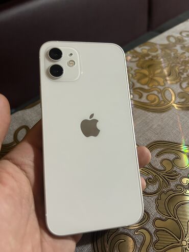 оперативная память ddr: IPhone 12, Б/у, 128 ГБ, Белый, Защитное стекло, Чехол, 77 %