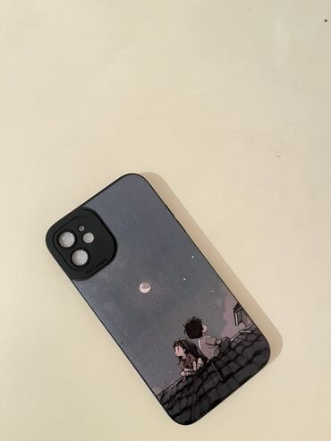 azerbaycanda en ucuz telefonlar: İphone üçün qara kənarlı, üzərində cizgi film personajları olan