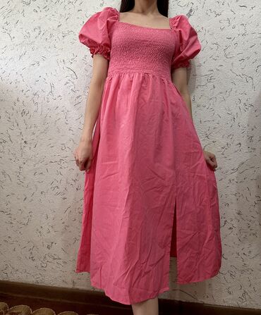 платья из штапеля фасоны: Күнүмдүк көйнөк, Жай, Узун модель, M (EU 38)