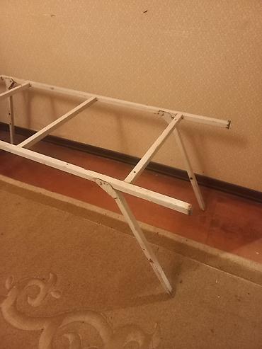 Çarpayılar: Metal çarpayı karkası - Material: möhkəm metal profildən hazırlanmış — 3