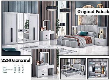 saloglu mebel gence: Yataq otağı dəsti – “Original Fabrik” dizaynı Komplekt: - 6 qapılı — 1