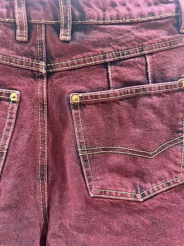 Джинсы: Cropp Town/ Bordo-qara denim şalvar Rusiyada alınıb, əla — 4