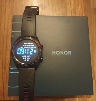 smart saat satilir: İşlənmiş, Smart saat, Honor, Аnti-lost, rəng - Qara