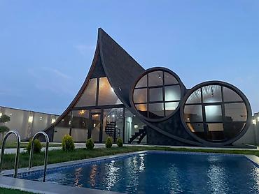 Həyət evləri və villaların satışı: Bağ evi kirayə verilir, Mərdəkan Mərdəkanda yerləşən isti, hovuzlu bağ — 1