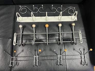 ikea ormari za sobu: Zidni nosači/vešalice za garderobu – set od 3 različite šine - — 1