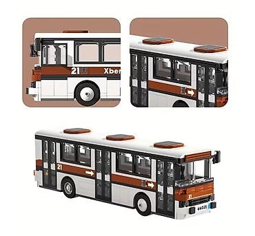 Kreativni setovi za decu: Vintage Retro AUTOBUS - set za sklapanje - NOVO VELIKI RETRO-STIL — 7