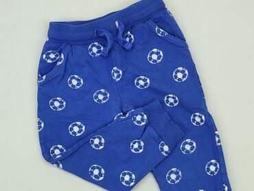 trampki granatowe chłopięce: Sweatpants, SinSay, 3-4 years, 98/104, condition - Good