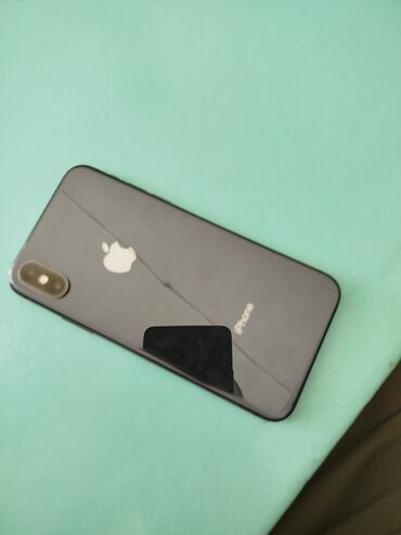 Apple iPhone: IPhone Xs, Б/у, 64 ГБ, Black Titanium, Зарядное устройство, 76 %
