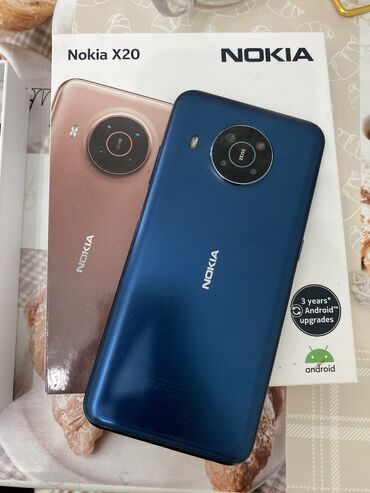 Nokia: Nokia X20, Б/у, 128 ГБ, цвет - Синий, 2 SIM