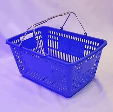Mağaza üçün plastik alış-veriş səbətləri - Material: möhkəm, yüngül