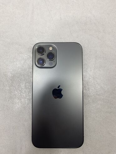 iphone 12 qiyməti: IPhone 12 Pro Max, 256 ГБ, Black Titanium, Face ID