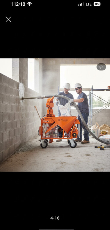 Аппараты для штукатурки и шпаклевки: Штукатурная станция, Новый, В наличии — 10