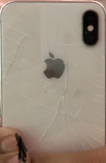 айфон 10 новый: IPhone X, Серебристый, 100 %