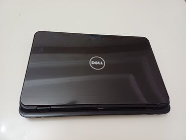 notebook ikinci el: Dell noutbuk – şık qara korpus, 15.6" ekran, tam ölçülü klaviatura