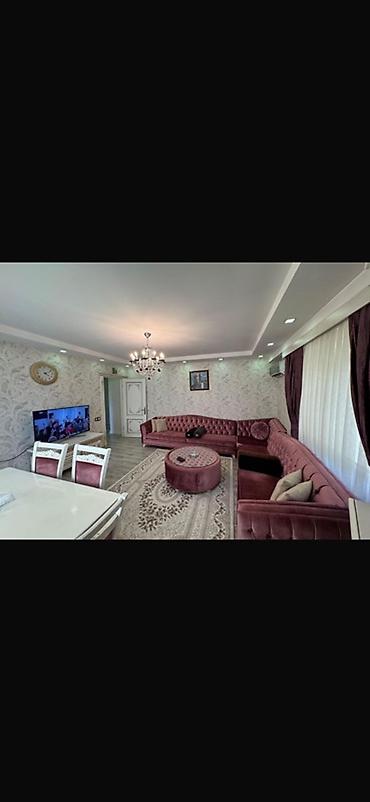 Otaqların satışı: Tam mebellı mənzil interyeri satılır - Geniş, işıqlı qonaq otağı: U — 4