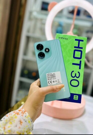 Infinix: Infinix Hot 30, 128 GB, rəng - Mavi, Zəmanət — 5