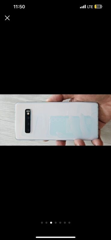 радио колонки: Samsung Galaxy S10, Колдонулган, 512 ГБ, түсү - Ак, 2 SIM