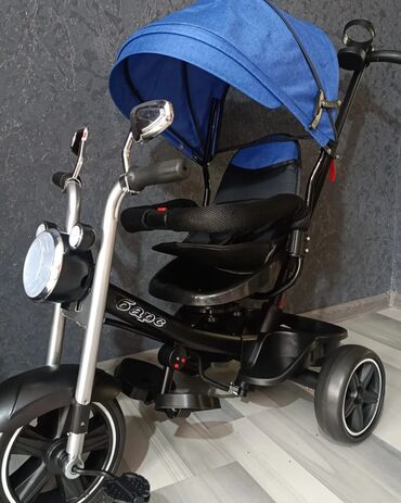 детская коляска новый: Коляска, цвет - Голубой, Новый