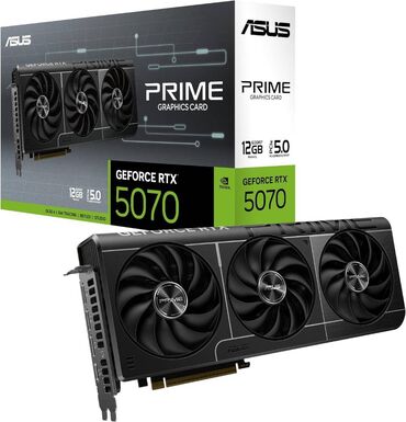 Sərt disklər (HDD): Videokart Asus GeForce RTX 5070, 12 GB, Yeni
