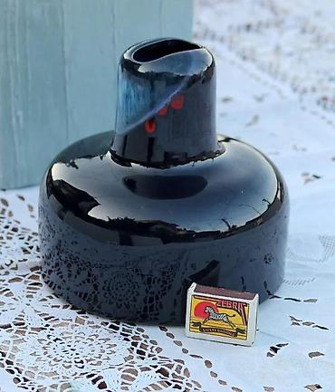 Ostali antikviteti: Art Deco vaza Fat Lavas Mid Century West Germany 1,6kg! — 12