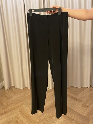 брюки женские черные: Повседневные брюки, M (EU 38)