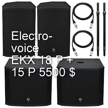 Техника сатып алуу: RCF 8003+RCF 945 A -Electro-voice EKX 18 P +15P -цены на фото-скидка — 9