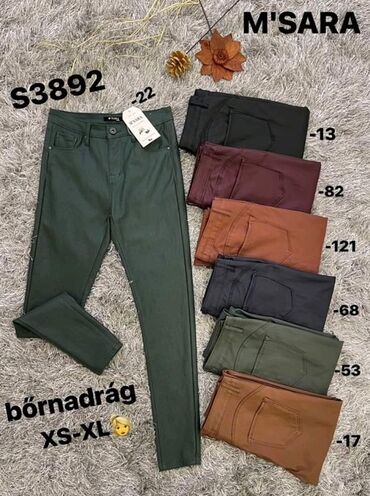 Pantalone: ⬆️⬆️⬆️ pantlone od eko koze sa elastinom za vitkiji i puniji stas u — 1