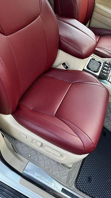 сидение на лексус: Чехлы Экокожа, С подушкой, цвет - Красный, Lexus, Новый, Самовывоз — 3