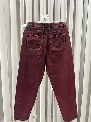 Джинсы: Cropp Town/ Bordo-qara denim şalvar Rusiyada alınıb, əla — 3