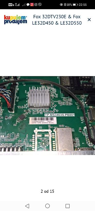 Aksesoari za TV i video: Fox 32DTV230E, Fox LE32D450 i Fox LE32D550 – delovi za televizore 32" — 3