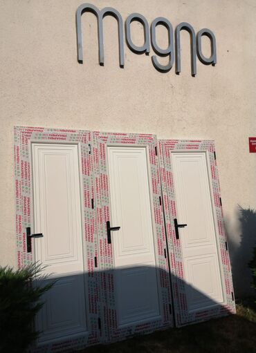 Plastik qapılar: Yeni Plastik qapı Zamok ilə, Zəmanətli, Pulsuz quraşdırma, Pulsuz çatdırılma, Rayonlara çatdırılma, Ödənişli çatdırılma — 14