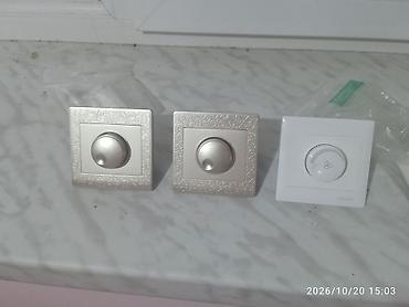 Vıkluçatellər: Məhsul: Divar tipli işıq dimmeri (dimmer switch) – 3 ədəd — 3