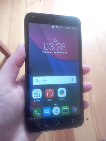 alcatel onetouch e157: Alcatel Pixi 4, 8 GB, rəng - Qara, Simsiz şarj, İki sim kartlı, Sensor