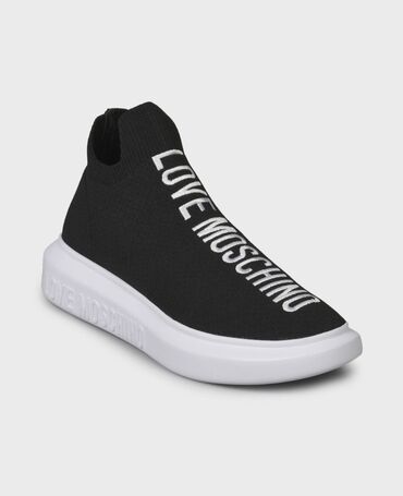 tommy hilfiger sneakers: Moschino, 39, color - Black