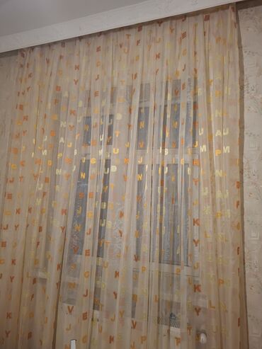 yuxuda təzə pərdə görmək: Uşaq otagı üçün 2 dəfə taxılıb əla vəziyyətdə mətbəxədə asmaq olar